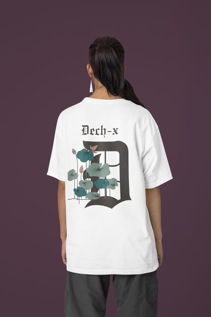 WHITE UNISEX OVER SIZE T-SHIRT