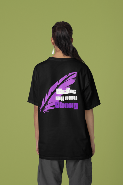 BLACK UNISEX OVER SIZE T-SHIRT