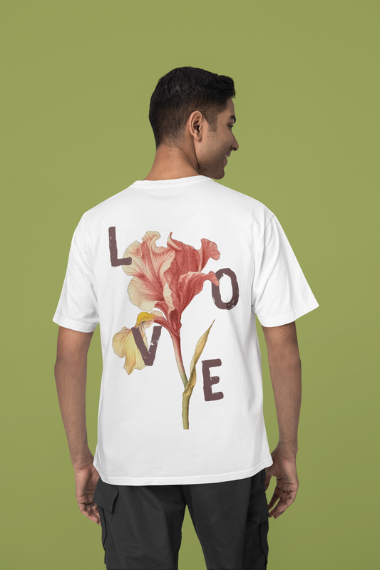 WHITE UNISEX OVER SIZE TSHIRT