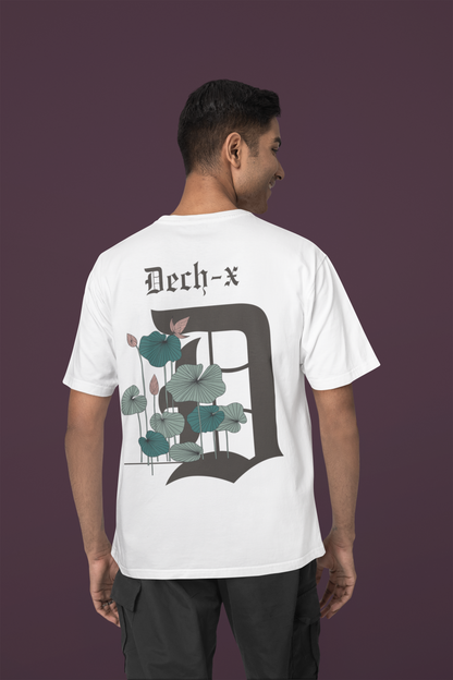 WHITE UNISEX OVER SIZE T-SHIRT