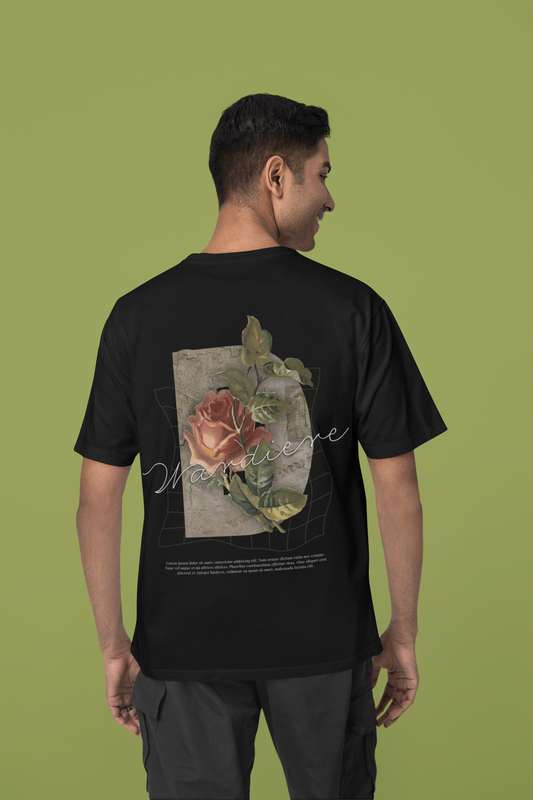 BLACK UNISEX OVER SIZE T-SHIRT