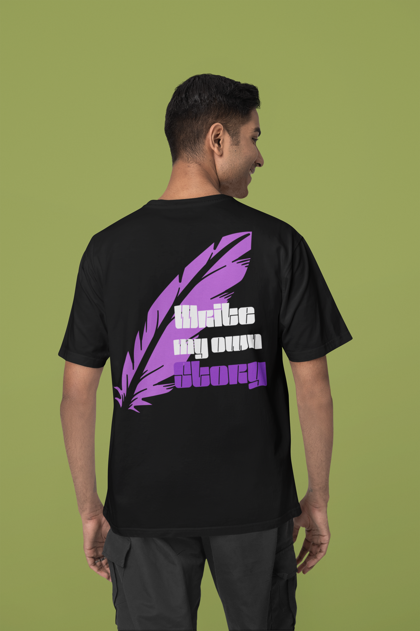 BLACK UNISEX OVER SIZE T-SHIRT