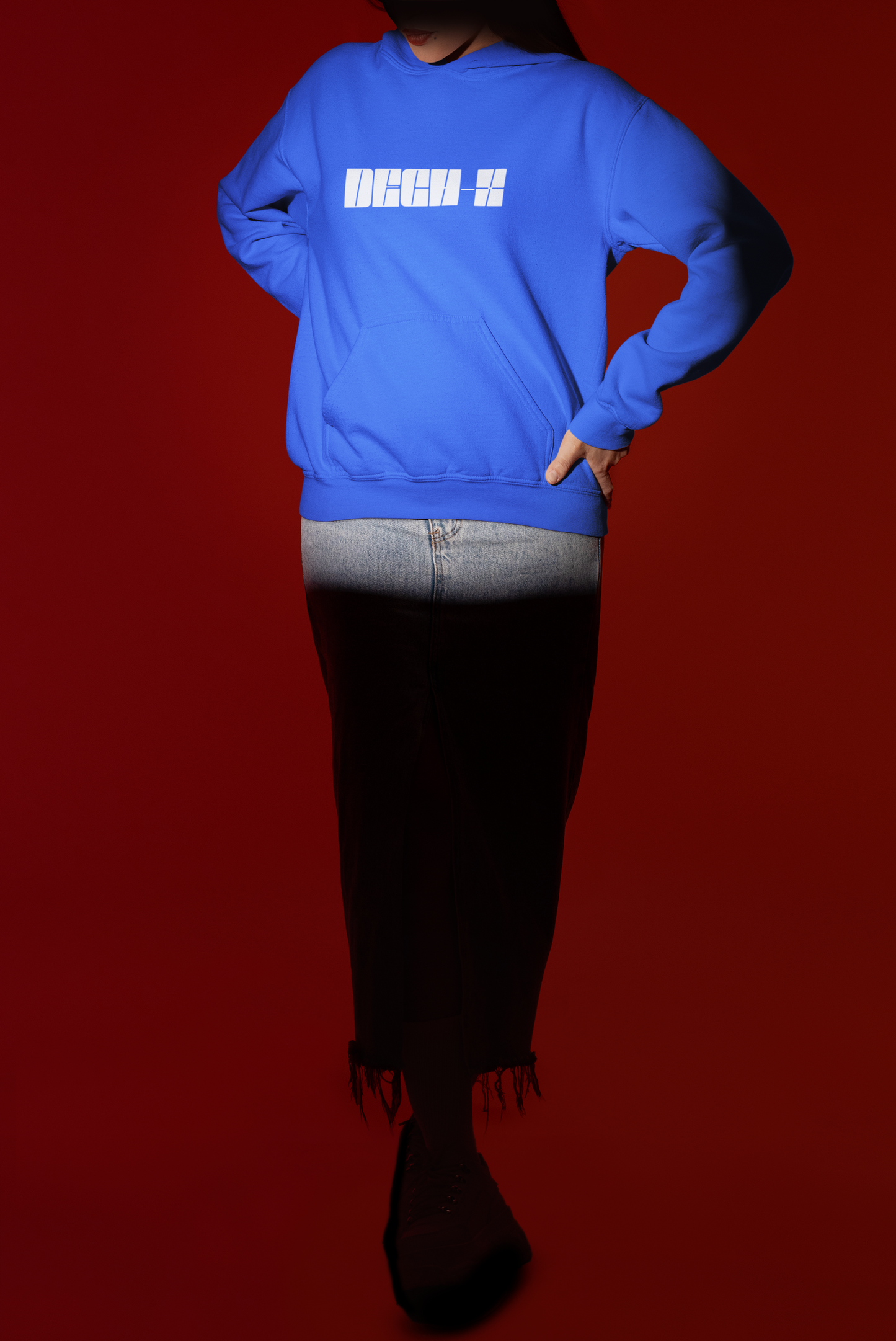 ROYAL BLUE UNISEX OVER SIZE HOODIES