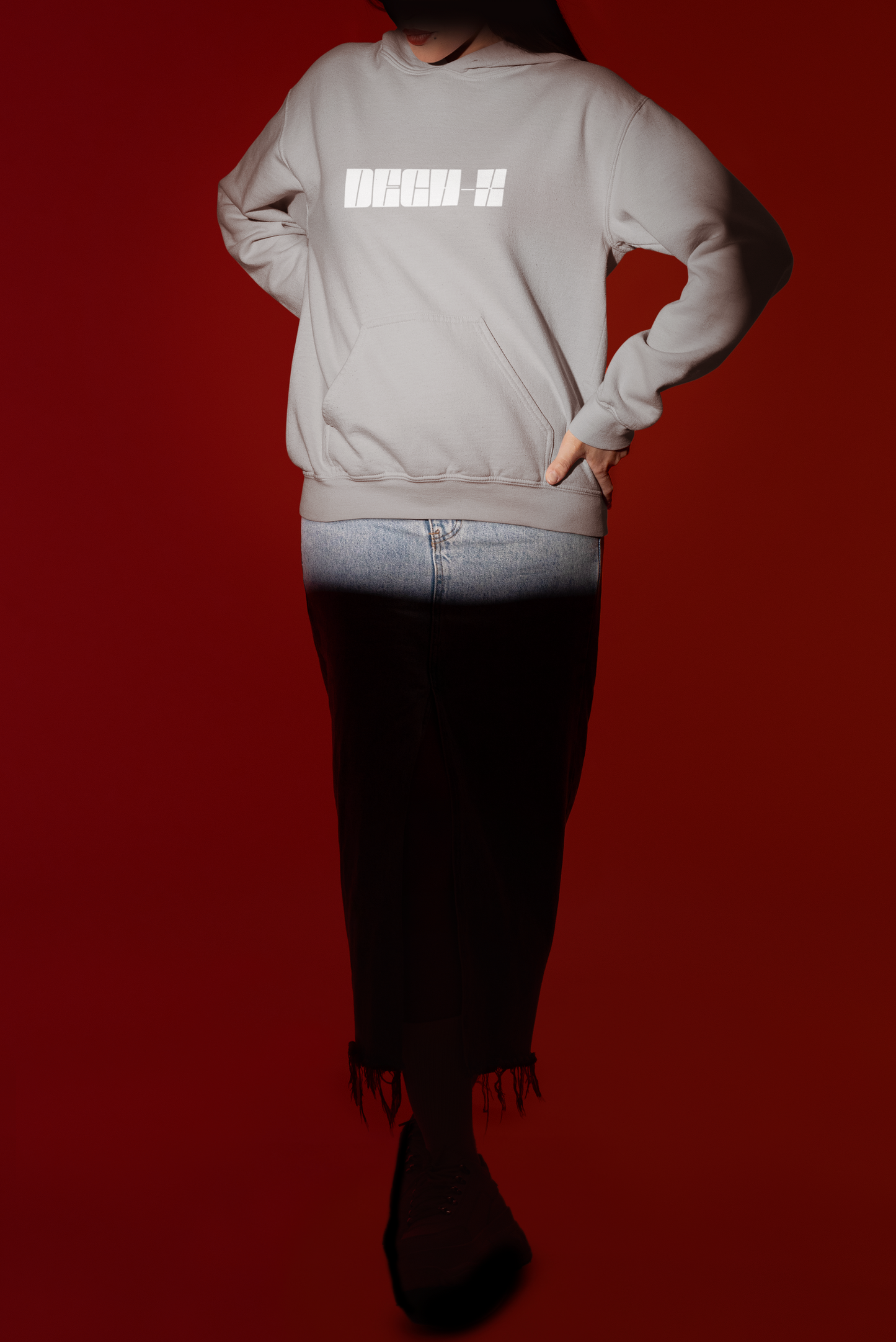 GREY UNISEX OVER SIZE HOODIES