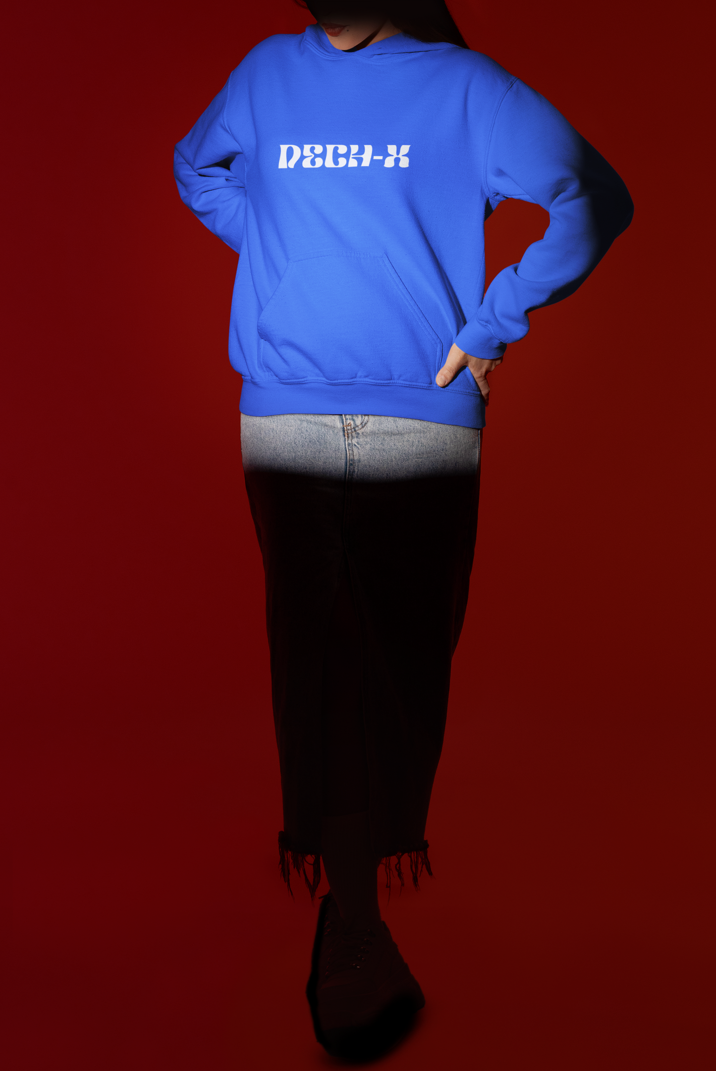 ROYAL BLUE UNISEX OVER SIZE HOODIES