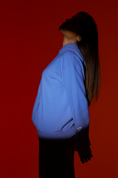 ROYAL BLUE UNISEX OVER SIZE HOODIES