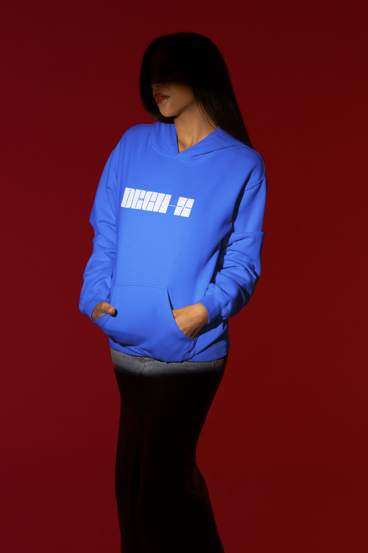 ROYAL BLUE UNISEX OVER SIZE HOODIES